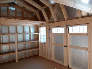 10 x 16 Lofted Barn (Low Wall) Shed - Summersville, WV - Image 2