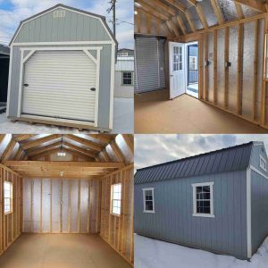 12 x 20 Lofted Barn (High Wall) Shed - Beckley, WV - Image 3