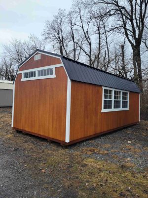 12 x 24 Lofted Barn (Low Wall) Shed - Lewisburg, WV - Image 3