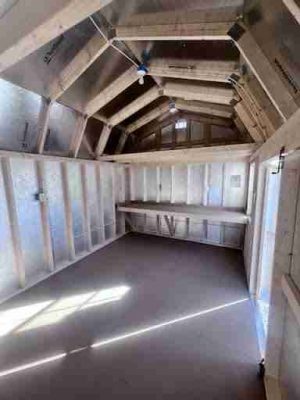 10 x 16 Lofted Barn (Low Wall) Shed - Princeton, WV - Image 3