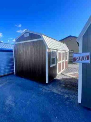 10 x 16 Lofted Barn (Low Wall) Shed - Princeton, WV