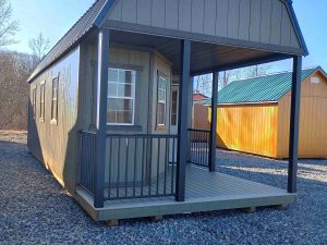 12 x 32 Lofted Barn (High Wall) Shed - Summersville, WV