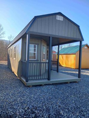 12 x 32 Lofted Barn (High Wall) Shed - Summersville, WV