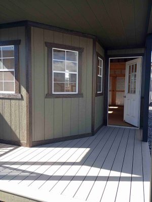 12 x 32 Lofted Barn (High Wall) Shed - Summersville, WV - Image 3