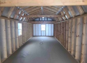 12 x 36 Lofted Barn (Low Wall) Shed - Beckley, WV - Image 2