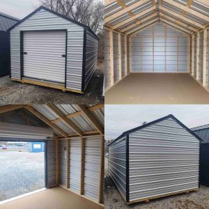 10 x 16 Value Metal Shed (Low Wall) Shed - Beckley, WV - Image 3