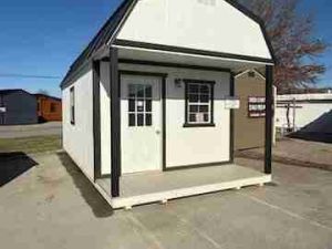 12 x 24 Lofted Barn (High Wall) Shed