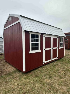 10 x 16 Lofted Barn (Low Wall) Shed - Lynchburg, VA