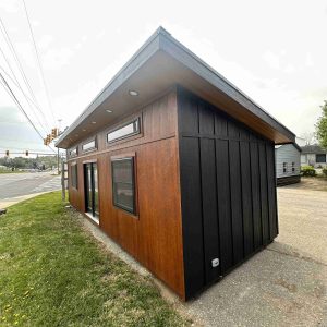 12 x 32 Modern Studio Shed (High Wall) Shed - Christiansburg, VA - Image 3