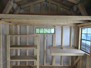 10 x 12 Lofted Barn (Low Wall) Shed - Christiansburg, VA - Image 2