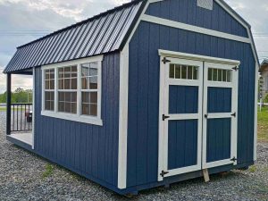 12 x 20 Lofted Barn (Low Wall) Shed - Summersville, WV