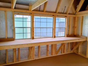 12 x 20 Lofted Barn (Low Wall) Shed - Summersville, WV - Image 3