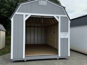 10 x 16 Lofted Barn (Low Wall) Shed - Christiansburg, VA