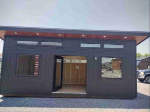 12 x 24 Modern Studio Shed (High Wall) Shed - Covington, VA